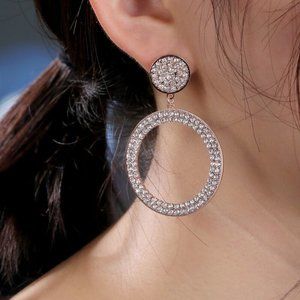 925 Silver Rose Gold Earrings